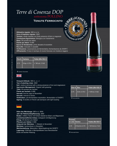 Vino Magliocco   DOP Terre di Cosenza 75cl