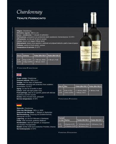 Vino Chardonaay IGT  75cl