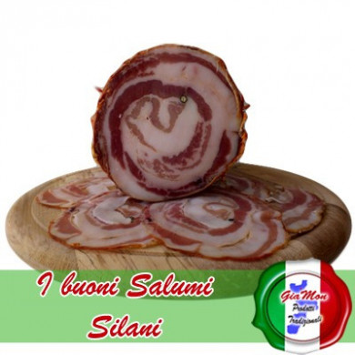 Pancetta arrotolata Calabrese