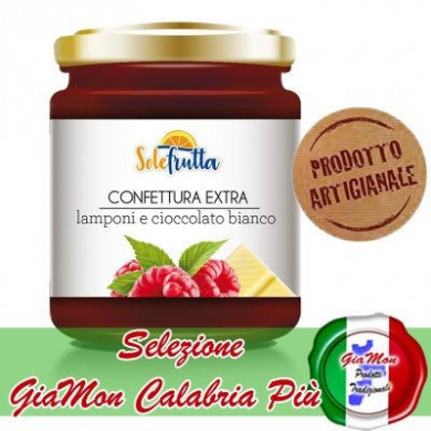 Confettura extra Lamponi e cioccolato bianco