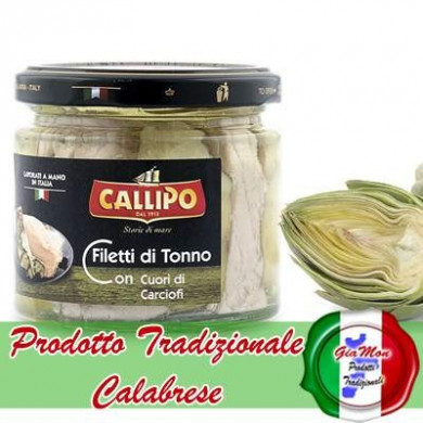 Filetti di tonno con cuori di carciofi