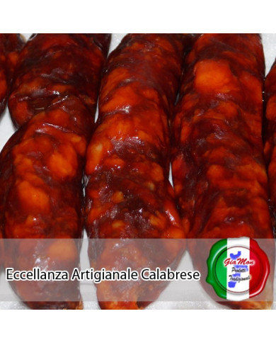 Salsiccia Semi Stagionata Tradizionale Calabrese