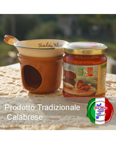 "NDUJA  di Spilinga con scalda Nduja in terracotta