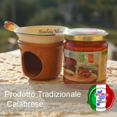 "NDUJA  di Spilinga con scalda Nduja in terracotta