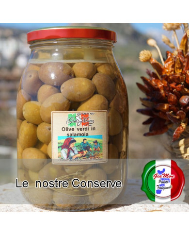 Olive verdi Calabresi in salamoia
