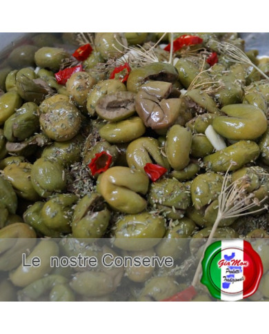 Olive Piccanti schiacciate