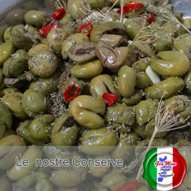 Olive Piccanti schiacciate