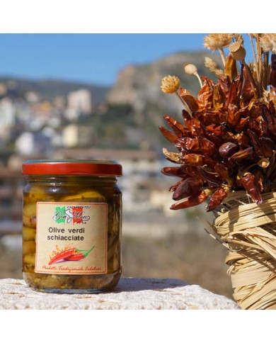 Olive Piccanti schiacciate