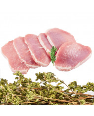 Bistecche di maiale con osso