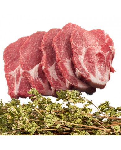 Fettine di capocollo di maiale