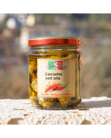 Carciofini Selvatici Sott’Olio piccante Artigianali Calabresi