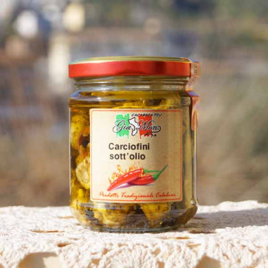 Carciofini Selvatici Sott’Olio piccante Artigianali Calabresi