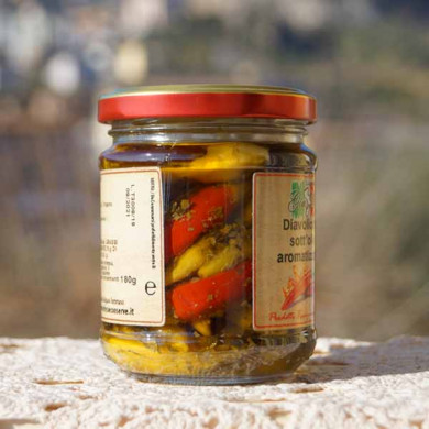 Diavolicchi sott olio aromatizzato