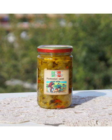 Pomodori verdi sott'olio