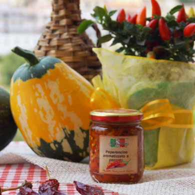 Peperoncino Calabrese a pezzetti sott'olio