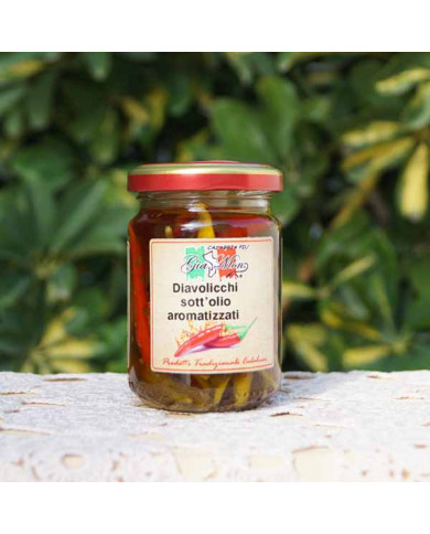 Peperoncini Piccanti sott'olio Gia.Mon. Calabria Più