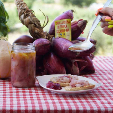 Cipolla rossa di Tropea IGP in agrodolce