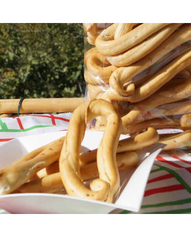 Taralli scaldati e infornati