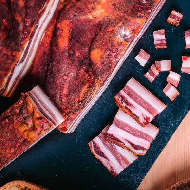 Pancetta di Calabria tesa D.O.P.