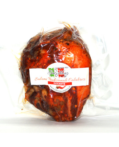 Guanciale di maiale stagionato