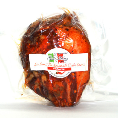 Guanciale di maiale stagionato