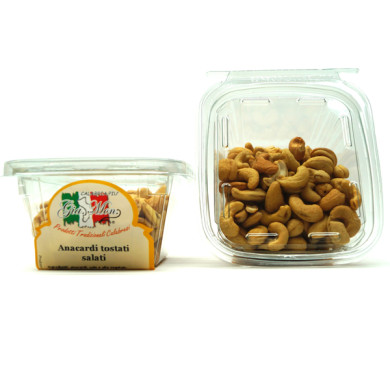 Anacardi sgusciati fritti e salati