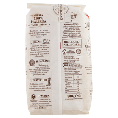 Pasta corta di semola