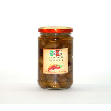 olive schiacciate piccanti 280g