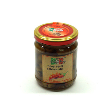 Olive verdi schiacciate Sott'olio