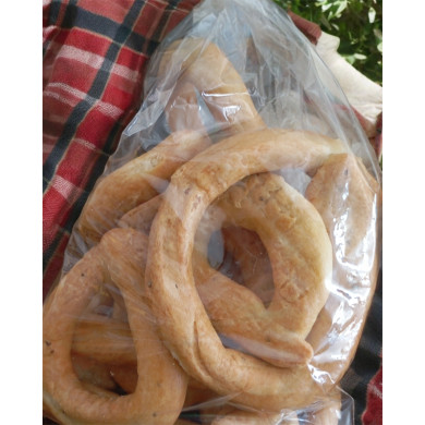 Taralli Acresi squadatelli grossi o sottili all'Anice: Croccantezza e Aroma Autentici Calabresi