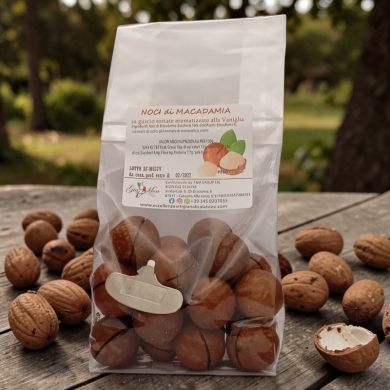 Noci Macadamia Aromatizzate alla Vaniglia