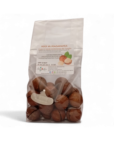 Noci Macadamia Aromatizzate alla Vaniglia o al Caffè