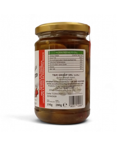 Olive sott'olio alla calabrese