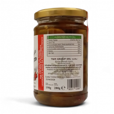 Olive sott'olio alla calabrese