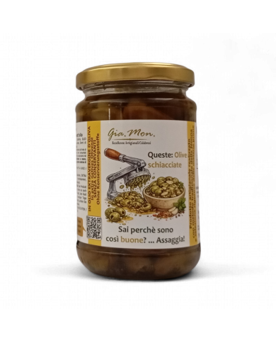 Olive schiacciate denocciolate 280g
