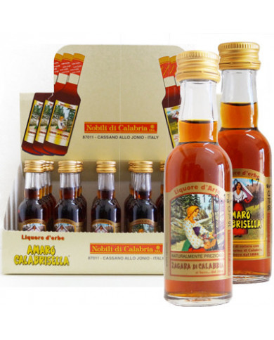 Mignon assortiti 30 ml Amaro Calabrisella e Zagara di Calabria
