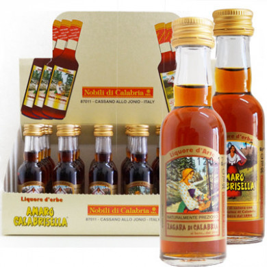 Mignon assortiti 30 ml Amaro Calabrisella e Zagara di Calabria