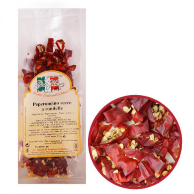 Peperoncini a rondelle secchi 25g