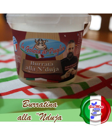 Burrata mono porzionealla "Nduja di Spilinga