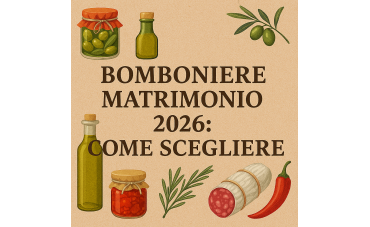 Bomboniere matrimonio 2026