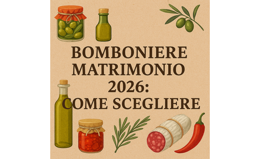 Bomboniere matrimonio 2026